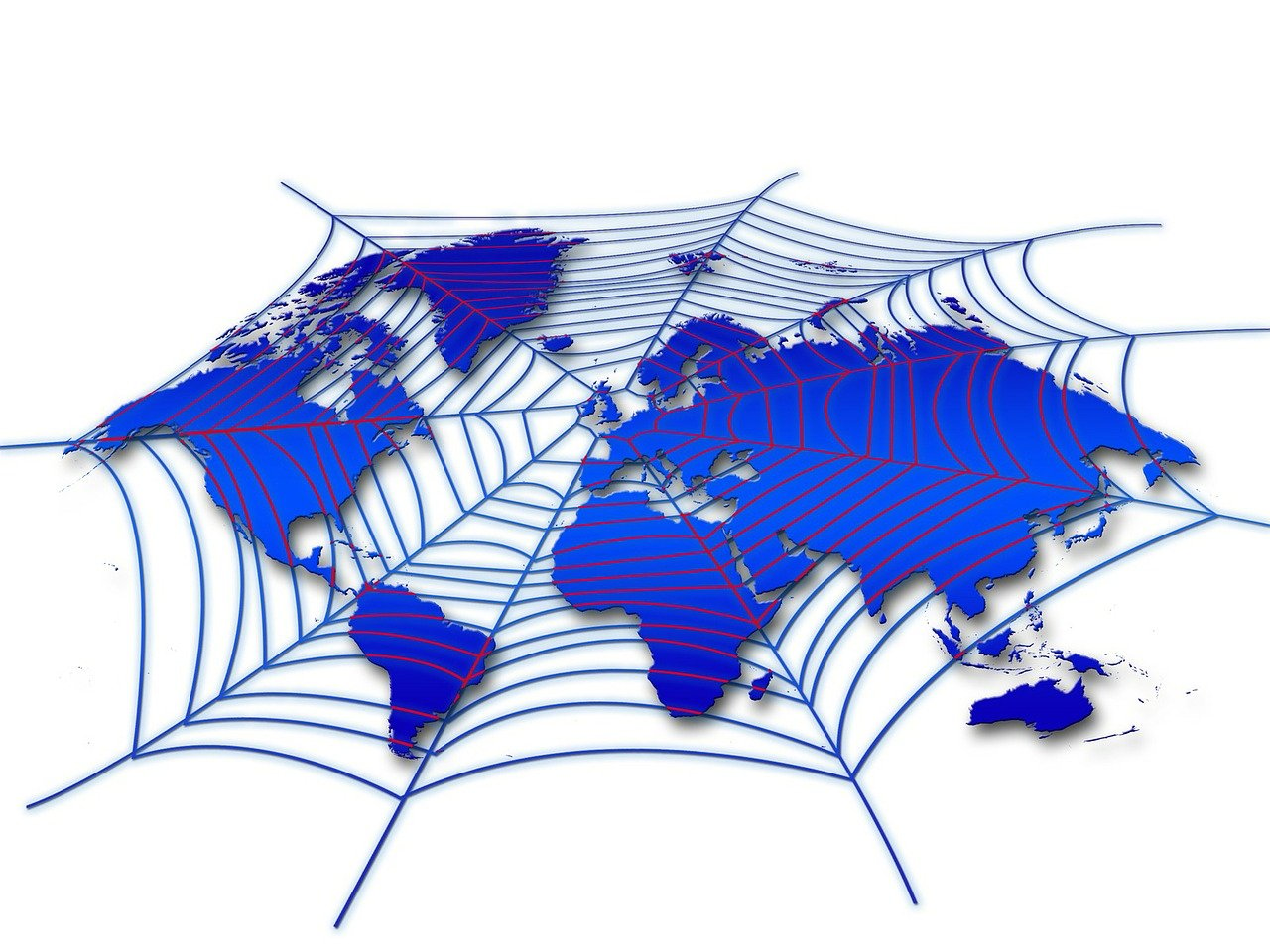 globalization map of the world 63771